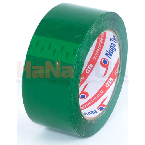 Koli Bant Yeşil Renk 45x100 Hotmelt / Nuga