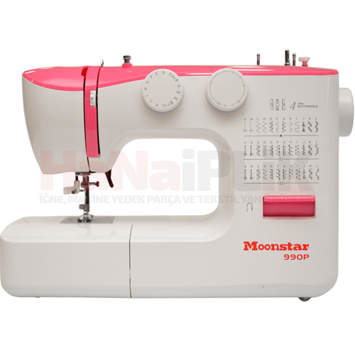 Ev Tipi Düz Dikiş Makinesi 36 Desenli Pembe / Model 990P