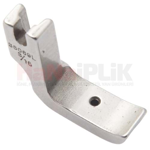 Düz Makine Tek Kanal Fitil Ayak Sol (4.8mm) / P69L (36069L 3/16