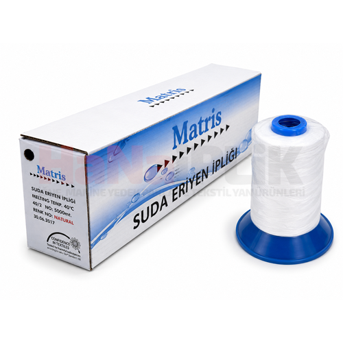 Matris Suda Eriyen Dikiş İpliği 40 Derece 5000MT.