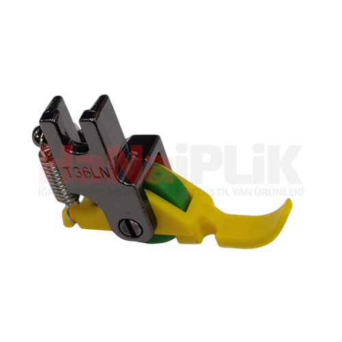 Düz Makine Plastik Tekerlekli Fermuar Ayak / T36LN-T