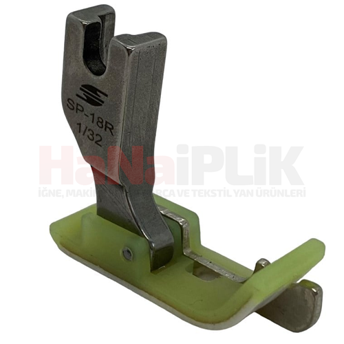 Düz Makina Çımalı Plastik Teflon Ayak Sağ (0.8mm) / TSP18 1/32