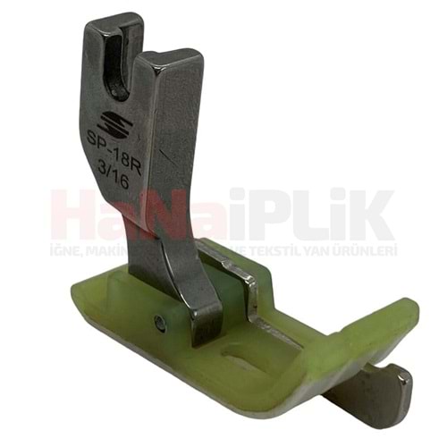 Düz Makina Çımalı Plastik Teflon Ayak Sağ (4.8mm) / TSP18 3/16