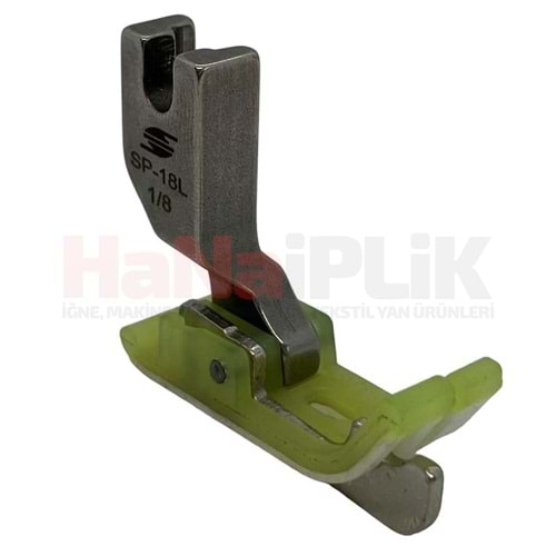 Düz Makina Çımalı Plastik Teflon Ayak Sol (3.2mm) / TSP18L 1/8