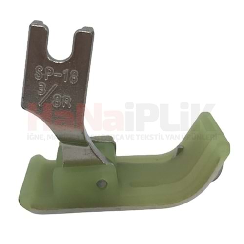 Düz Makina Çımalı Plastik Teflon Ayak Sol (9.5mm) / TSP18L 3/8