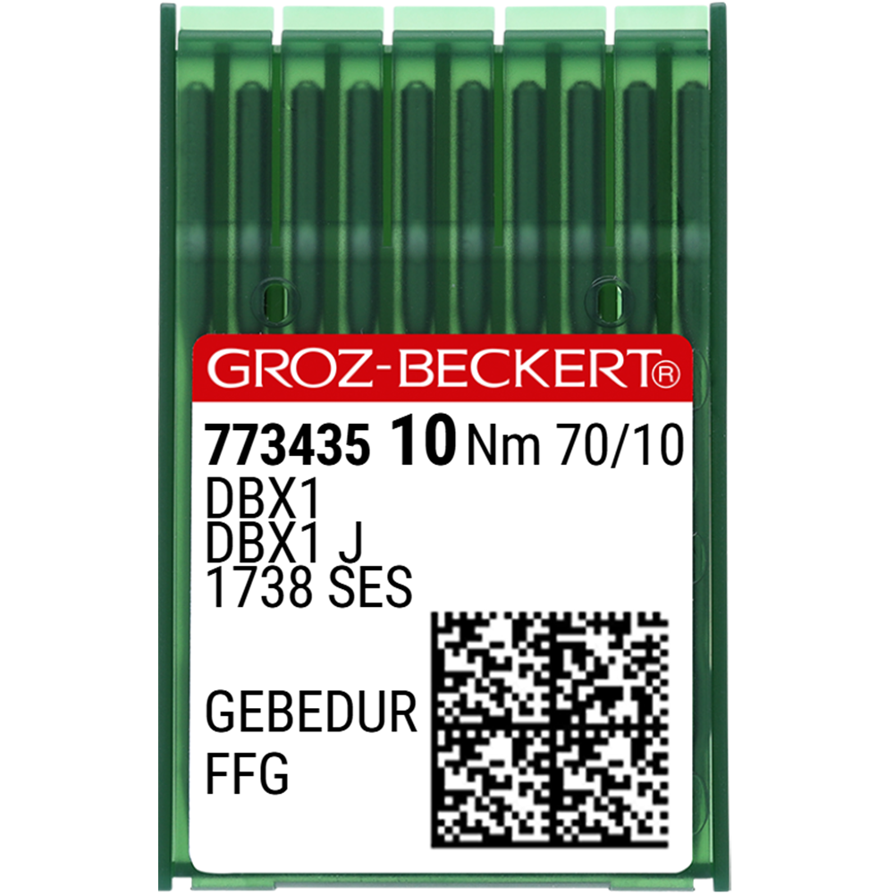 Düz Makine İnce Dip (GEBEDUR Yanmaz) Dikiş İğnesi / DBX1 (GEBEDUR) 70/10 (FFG/SES) (773435)
