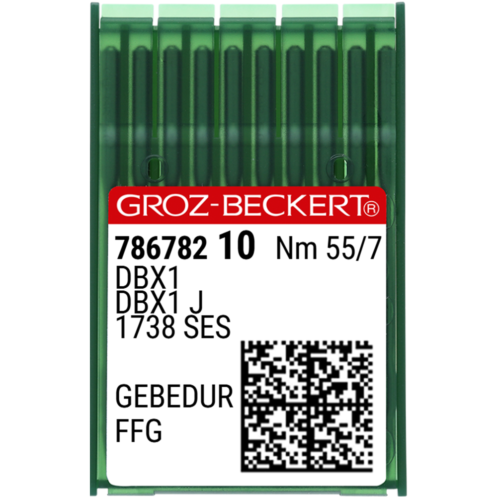 Düz Makine İnce Dip (GEBEDUR Yanmaz) Dikiş İğnesi / DBX1 (GEBEDUR) 55/7 (FFG/SES) (786782)