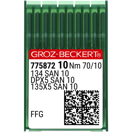 Düz Makine Kalın Dip (SAN10 Bilye Uçlu) Dikiş İğnesi / DPX5 (SAN10) 70/10 (FFG/SES) (775872)