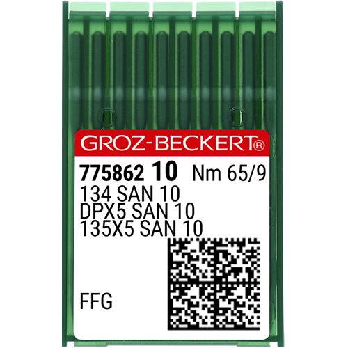 Düz Makine Kalın Dip (SAN10 Bilye Uçlu) Dikiş İğnesi / DPX5 (SAN10) 65/9 (FFG/SES) (775862)